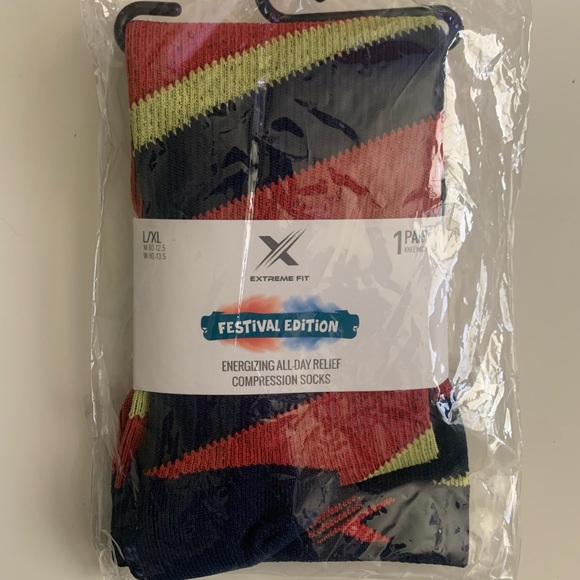 Extreme Fit Graduated Compression Socks L/XL (2 pair) - Picture 5 of 6